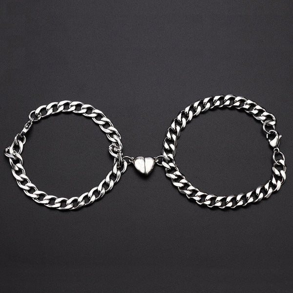 Love Magnet Pair Of Male And Female Couple Bracelets